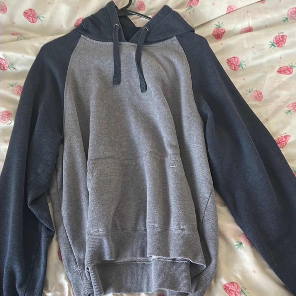 Gray and Black Hoodie